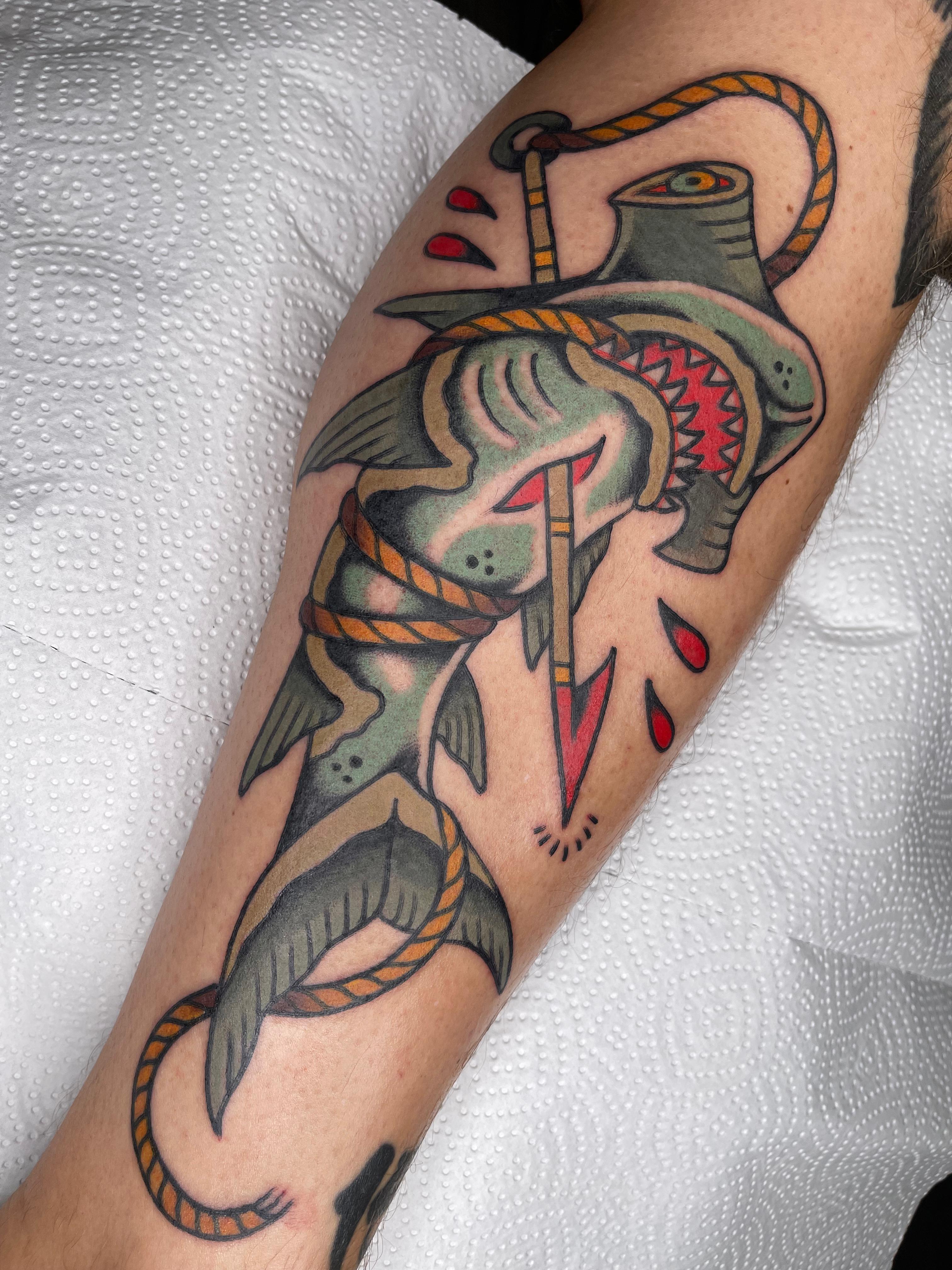 Oldschool Hai Tattoo